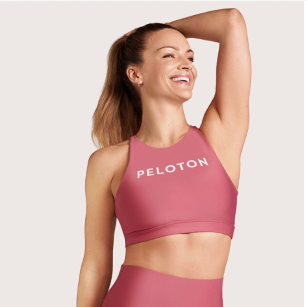 Peloton Solid High Neck Bra Red XXL NWT